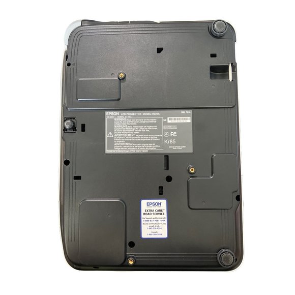 Epson H326A LCD Projector White Remote Included Power Cord Not Included - Picture 7 of 9